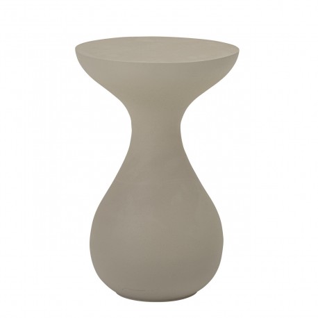 bloomingville table d appoint bout de canape metal alu blanc creme