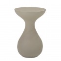 bloomingville table d appoint bout de canape metal alu blanc creme