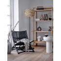 bloomingville table d appoint ronde design blanche bois rangement