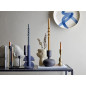 bloomingville sculpture tete serre livres polyresine gris baldur