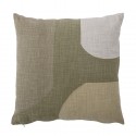 bloomingvile coussin moderne chic couleurs douces vert beige marron