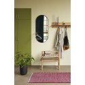 hubsch portemanteau mural avec etagere bois clair chene scandinave