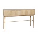 Table console bois 3 tiroirs Hübsch