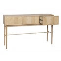 Table console bois 3 tiroirs Hübsch