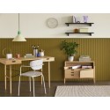 hubsch petit buffet bas buffet meuble rangement bois clair scandinave