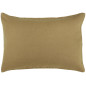 ib laursen housse de coussin lin rectangulaire marron dore chataigne