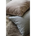 ib laursen housse coussin rectangulaire lin gris anthracite fonce