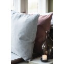 ib laursen housse de coussin lin carre gris clair cendre