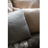 ib laursen housse coussin lin rectangulaire gris clair lin naturel