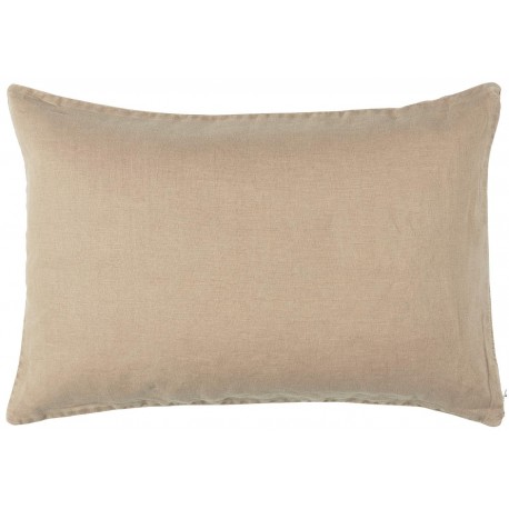 ib laursen coussin rectangulaire lin beige rose