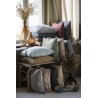 ib laursen housse de coussin carre lin beige rose