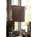 Suspension lin franges IB Laursen beige rose