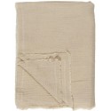 Plaid double gaze coton IB Laursen beige