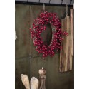 couronne noel hiver baies rouges artificiel ib laursen