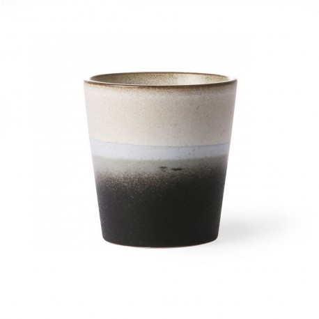 hk living petit mug a cafe espresso gres noir beige rock