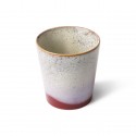 hk living mug a cafe gres blanc rouge bicolore vintage frost