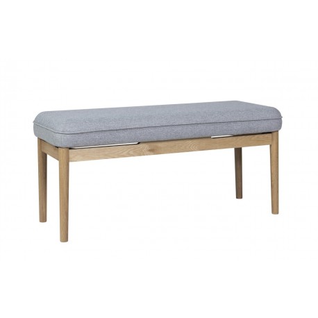 Banc style scandinave bois tissu Hübsch