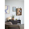 hubsch etagere murale rectangulaire bois style scandinave moderne