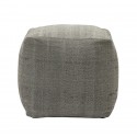 house doctor pouf carre gris style contemporain moderne tabi