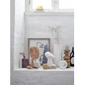 bloomingville vase haut blanc terrecuite nez sculpte en relief berican