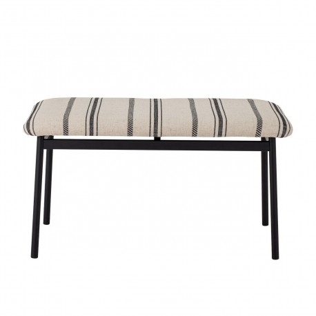 Banc tissu rayures Bloomingville Flavia