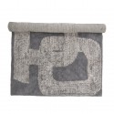 bloomingville tapis coton motif design gris addo 145 x 200 cm