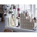 bloomingville vase verre texture brun emalia