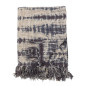 Plaid tie dye franges Bloomingville Georgina