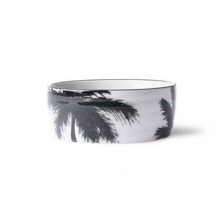 Bol en porcelaine HK Living Jungle Palms D 14.5 cm