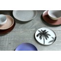 Petite assiette porcelaine palmiers HK Living Palms