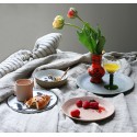 Petite assiette porcelaine palmiers HK Living Palms