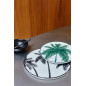 Assiette porcelaine palmiers HKliving Palms