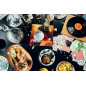 Assiette porcelaine palmiers HKliving Palms