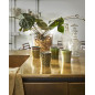 Gobelet grès à café style 70's HKliving Spring Greens set 4