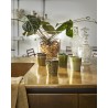 hk living gobelet gres a cafe vert style vintage spring greens set 4