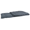 ib laursen grand matelas de transat bleu toile de coton 70 x 190 cm