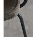 house doctor carma chaise epuree design scandinave textile brun marron