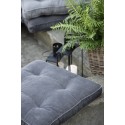 coussin de sol carre coton gris fonce anthracite ib laursen