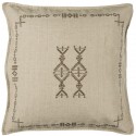 Housse de coussin lin broderie IB Laursen