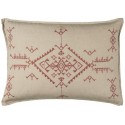 Housse de coussin lin brodé IB Laursen