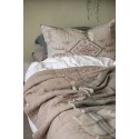 grande housse de coussin lin brode naturel rose ib laursen 50 x 70