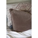 Housse de coussin lin brodé IB Laursen