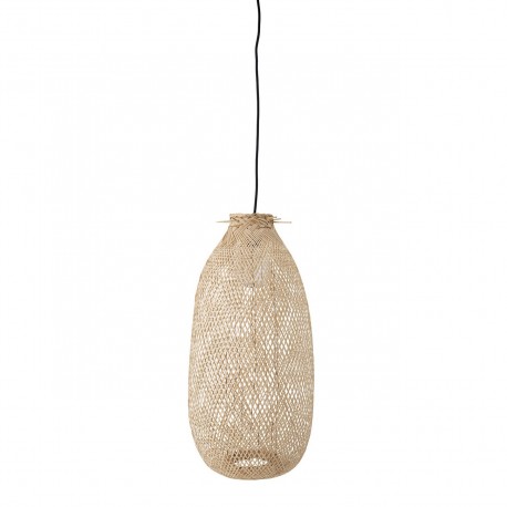 bloomingville bamboo suspension en bambou tresse