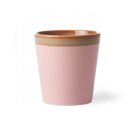 hk living mug gobelet a cafe ceramique rose
