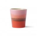 hk living petit mug a cafe espresso gres rose orange mars