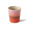 hk living petit mug a cafe espresso gres rose orange mars