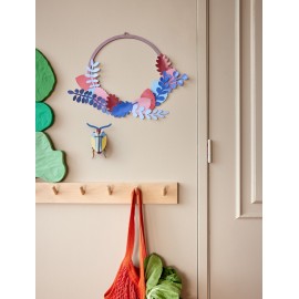 Décoration murale couronne fleurs Studio Roof Botanique