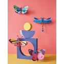 studio roof papillon decoratif carton mint forest