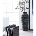 muubs tres grande jarre noire melanchonia terre cuite