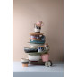 HKliving Pastateller-Set aus Steingut, 2er-Set